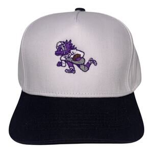 Retro TCU Black Bill Hat | Black and White Trucker Hat | Mad Capper texas